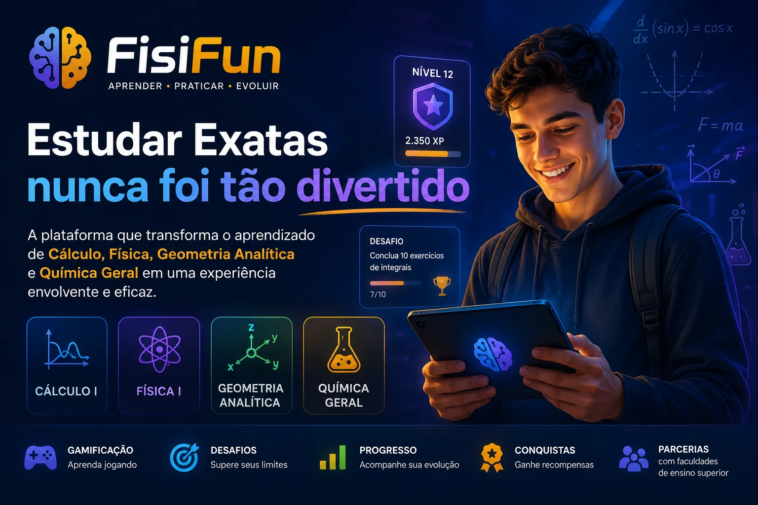 FisiFun: Revolucionando o Aprendizado de Exatas com Gamificação e Tecnologia